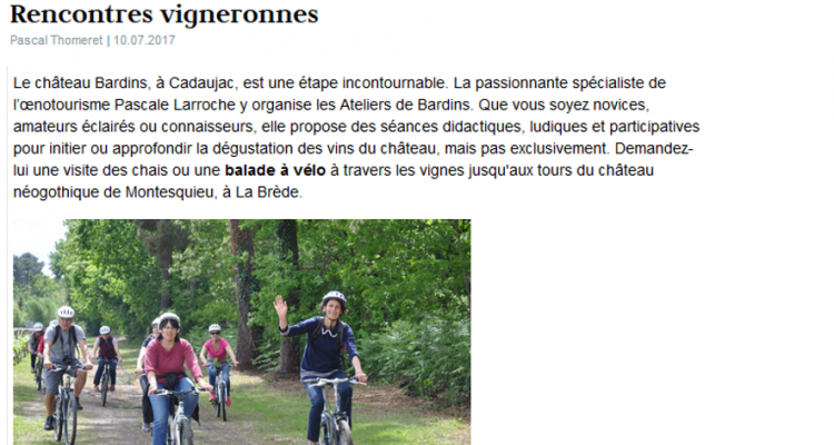rencontres vigneronnes