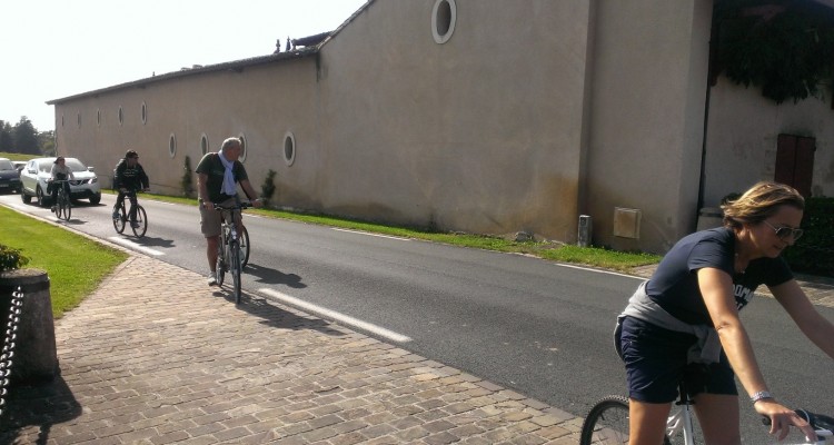 Vins de Bordeaux à vélo