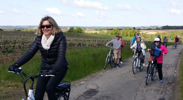 vins de bordeaux à vélo