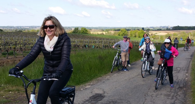 vins de bordeaux à vélo