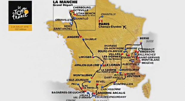 le tour de france & les vignobles