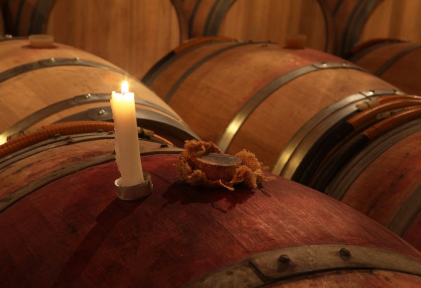 image of barrels of bordeaux's wine