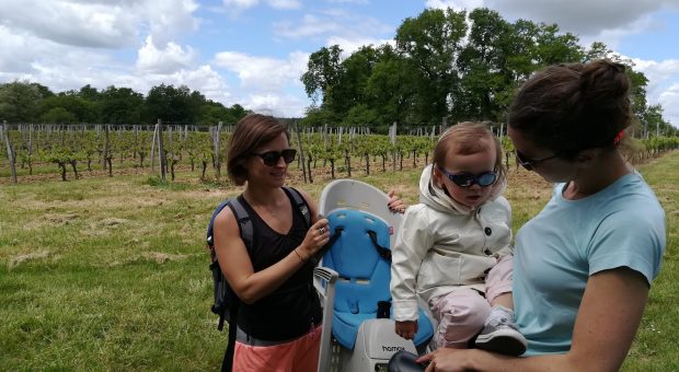 vélo sur la route des vins