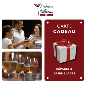 Carte cadeau atelier cepages et assemblage