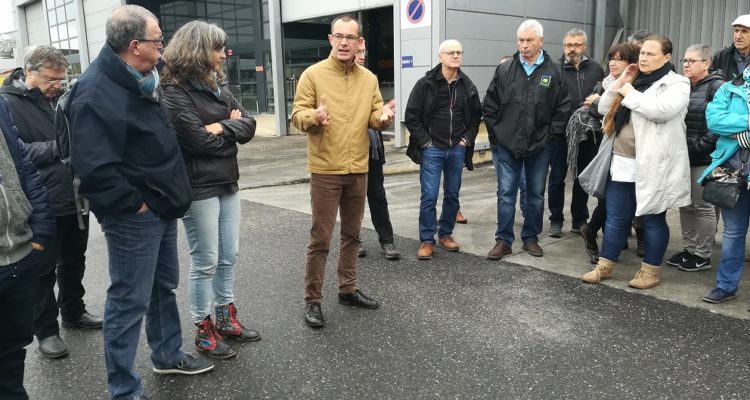 groupe de visiteurs