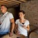 couple en dégustation au chateau en pessac-leognan